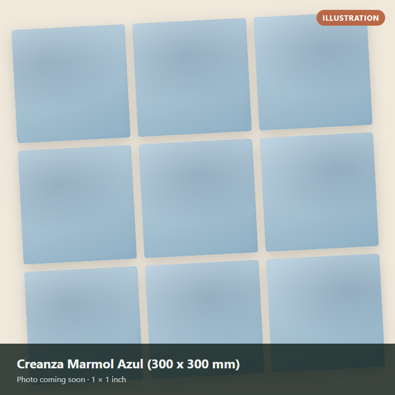 Creanza Marmol Azul (300 x 300 mm)